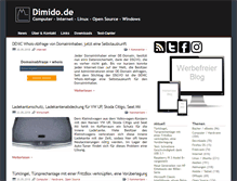Tablet Screenshot of dimido.de